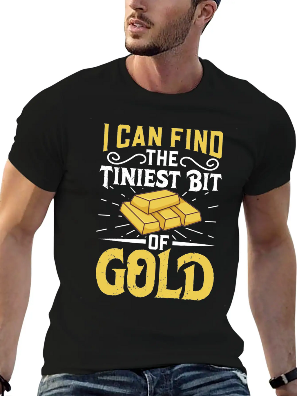 Gold Digging Gold Mining Gold Panning Gold Mine Stylish Everyday T-Shirt – Unisex Basic Cotton Tee