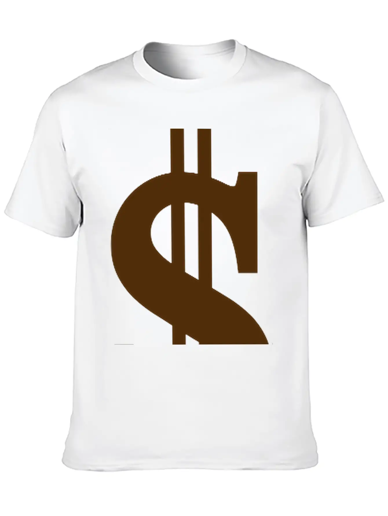 Gold Dollar Reflection Unisex Casual T-Shirt – Clean Design For Daily Comfort