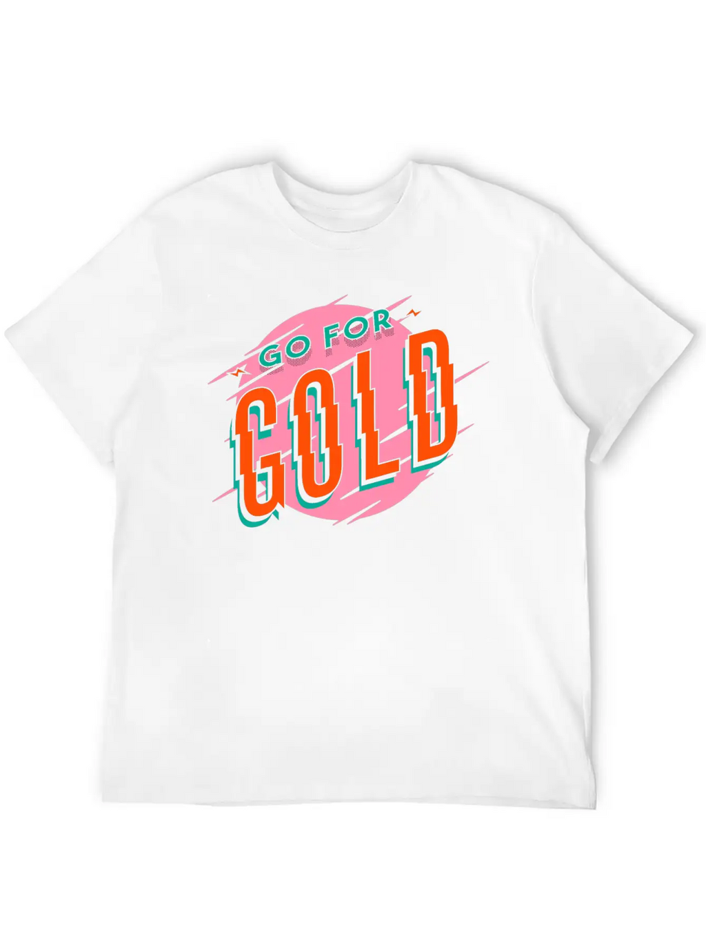 Gold Medal Cup First Place Winner Champion Unisex Short Sleeve Soft Cotton T-Shirt – Casual Everyday Wear