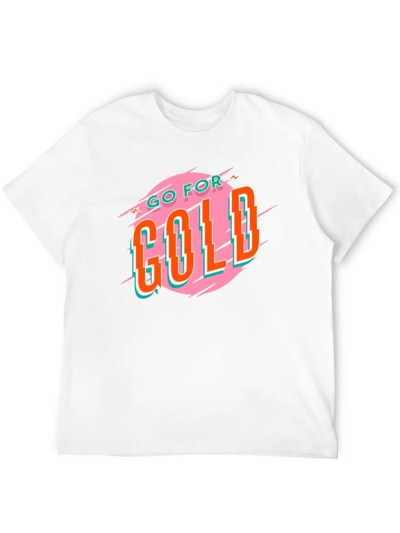 Gold Medal Cup First Place Winner Champion Unisex Short Sleeve Soft Cotton T-Shirt – Casual Everyday Wear