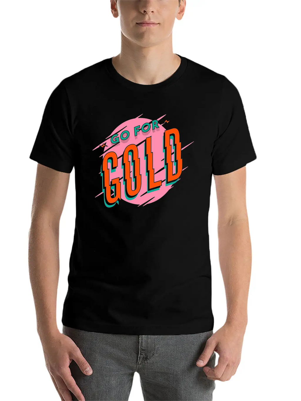 Gold Medal Cup First Place Winner Champion Unisex Short Sleeve Soft Cotton T-Shirt – Casual Everyday Wear