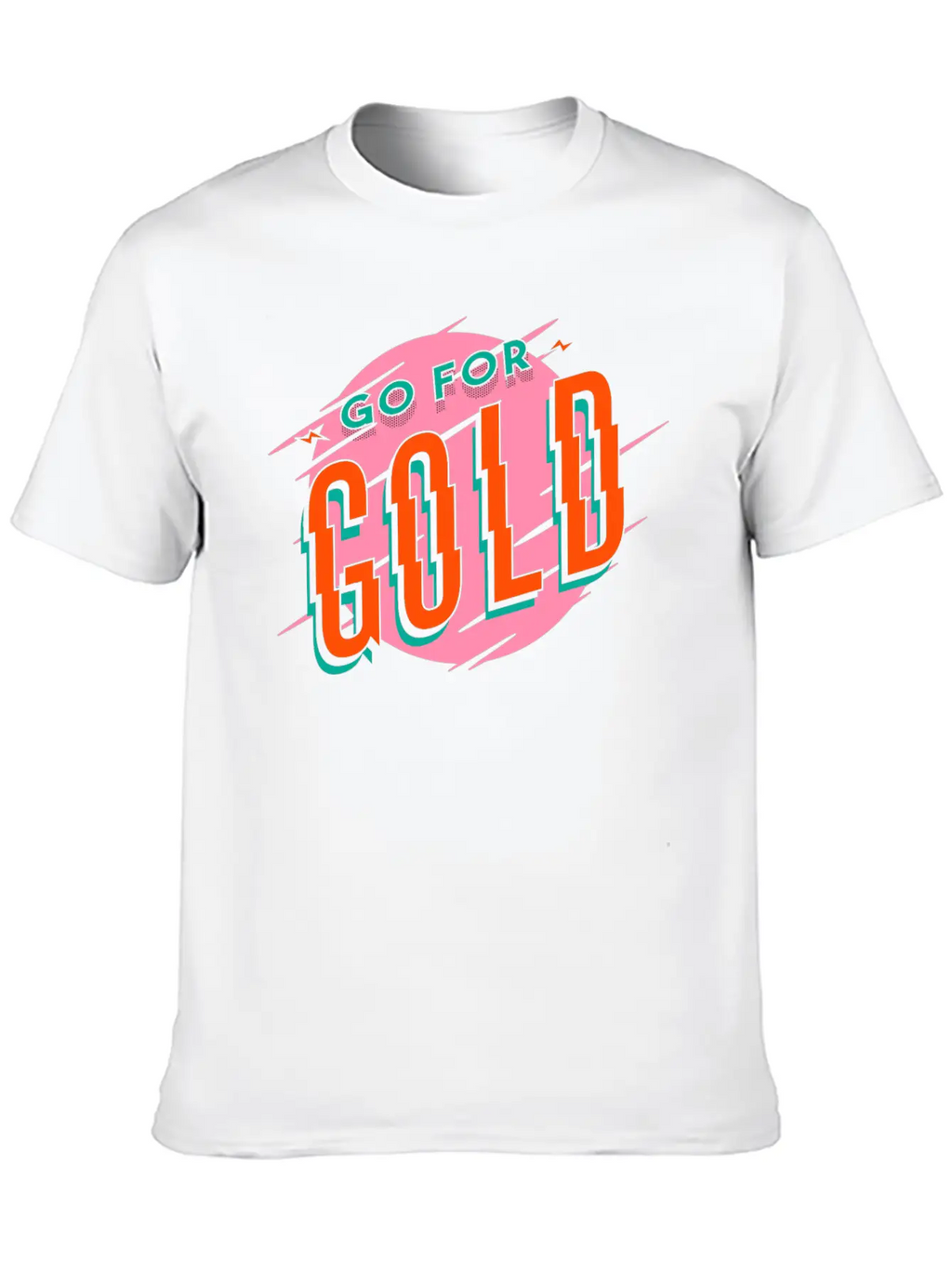 Gold Medal Cup First Place Winner Champion Unisex Short Sleeve Soft Cotton T-Shirt – Casual Everyday Wear