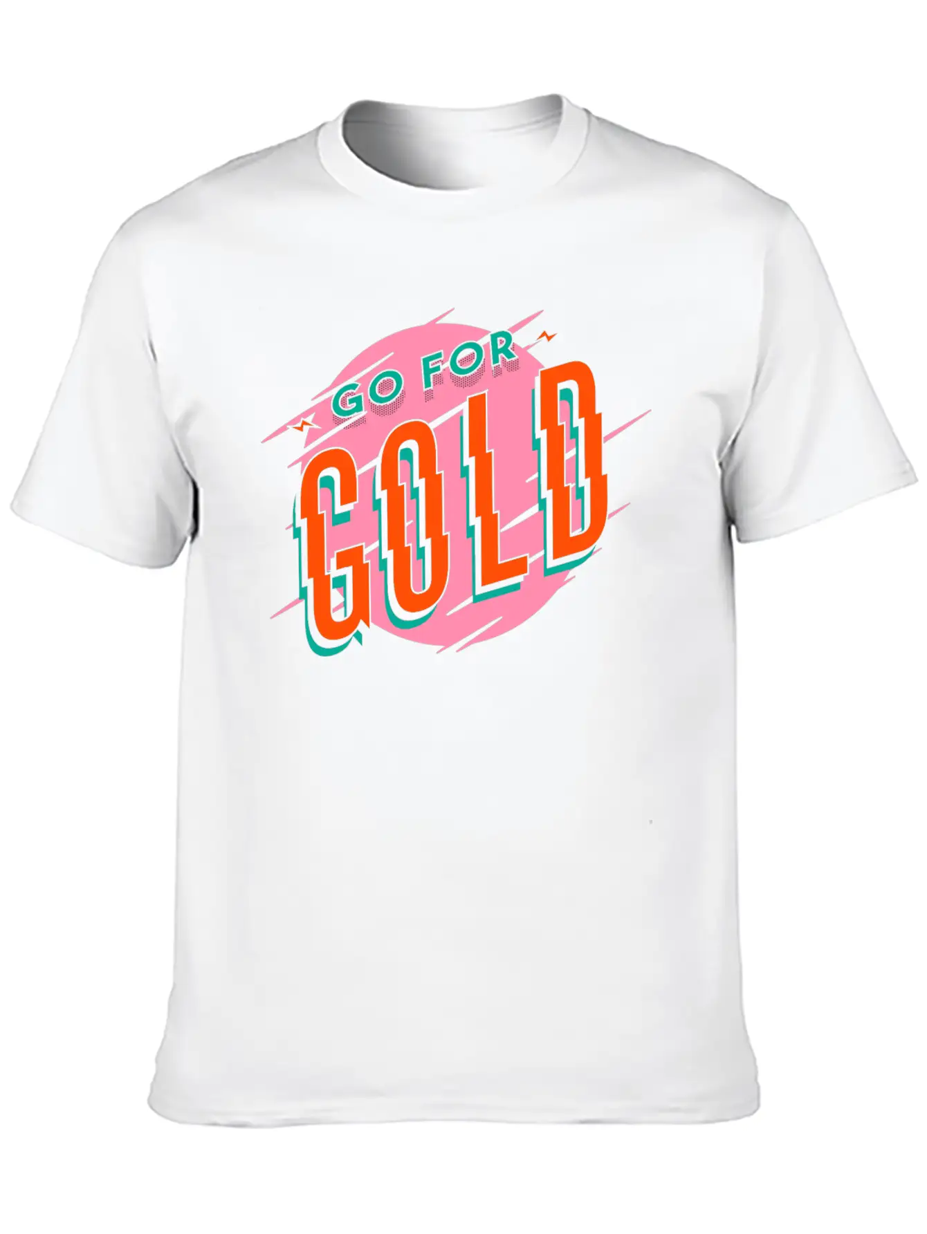 Gold Medal Cup First Place Winner Champion Unisex Short Sleeve Soft Cotton T-Shirt – Casual Everyday Wear