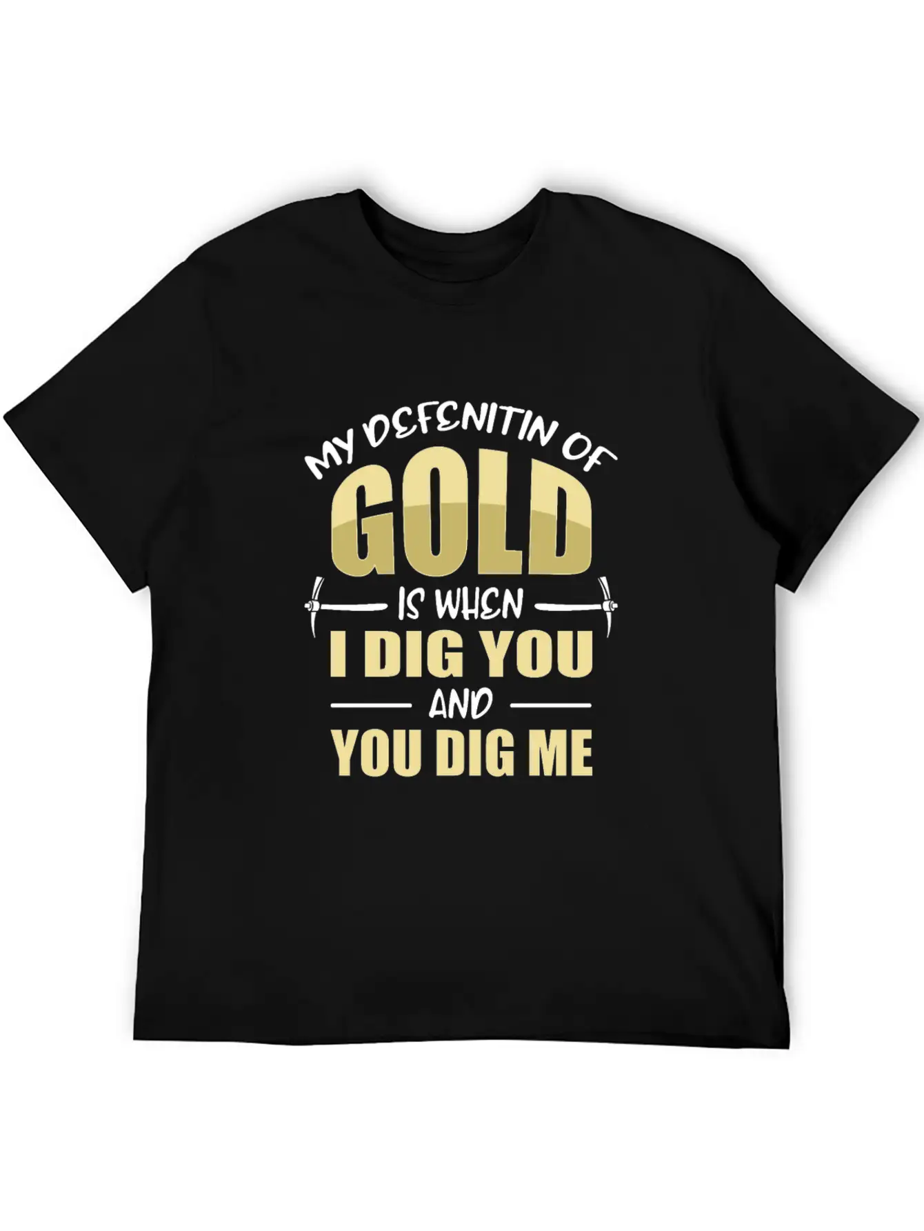 Gold Mining Essential Cotton Tee For Daily Outfits – Unisex Style