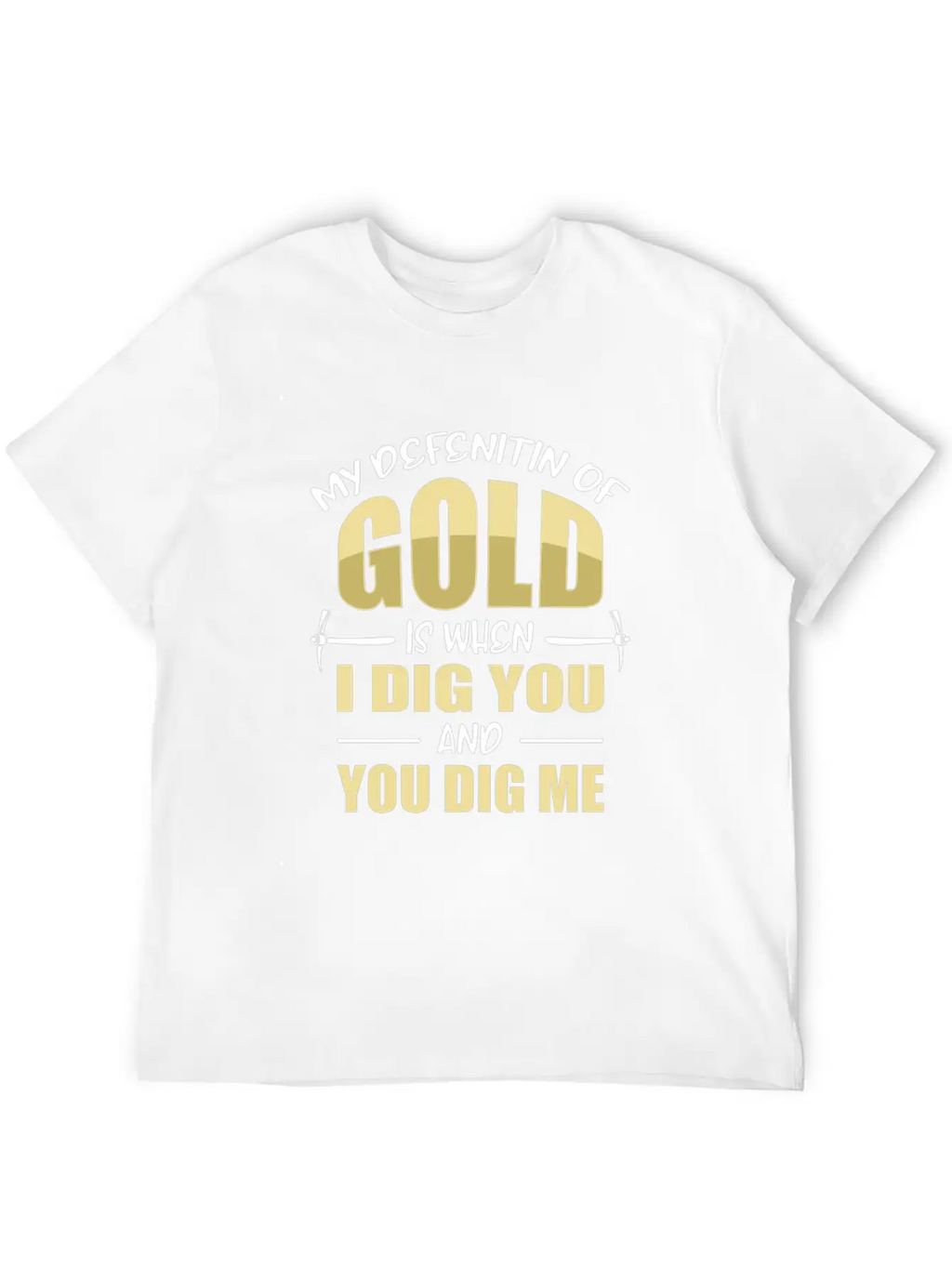 Gold Mining Essential Cotton Tee For Daily Outfits – Unisex Style
