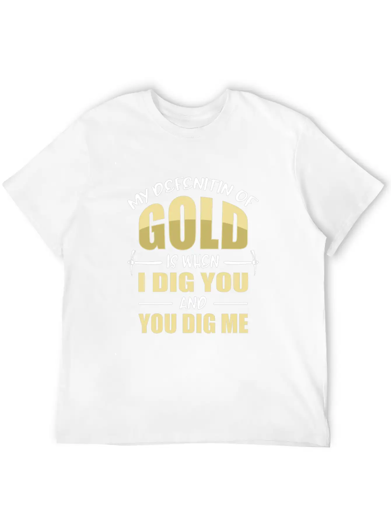 Gold Mining Essential Cotton Tee For Daily Outfits – Unisex Style