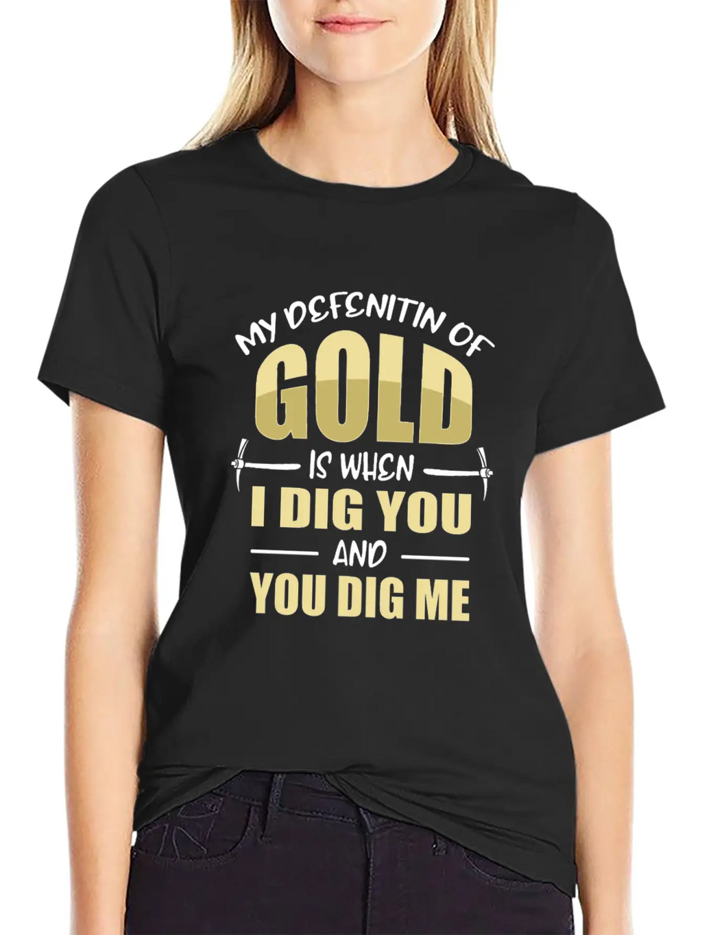 Gold Mining Essential Cotton Tee For Daily Outfits – Unisex Style