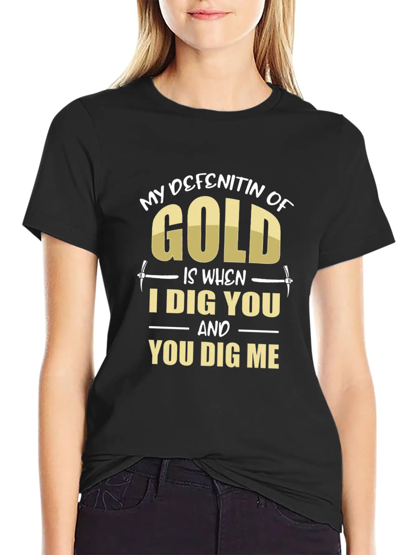 Gold Mining Essential Cotton Tee For Daily Outfits – Unisex Style
