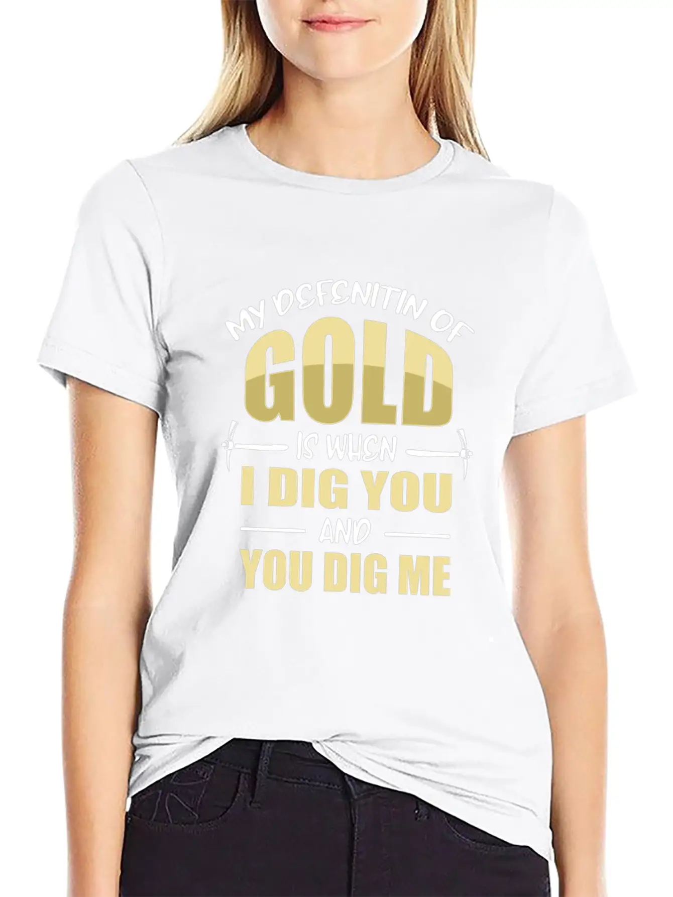 Gold Mining Essential Cotton Tee For Daily Outfits – Unisex Style
