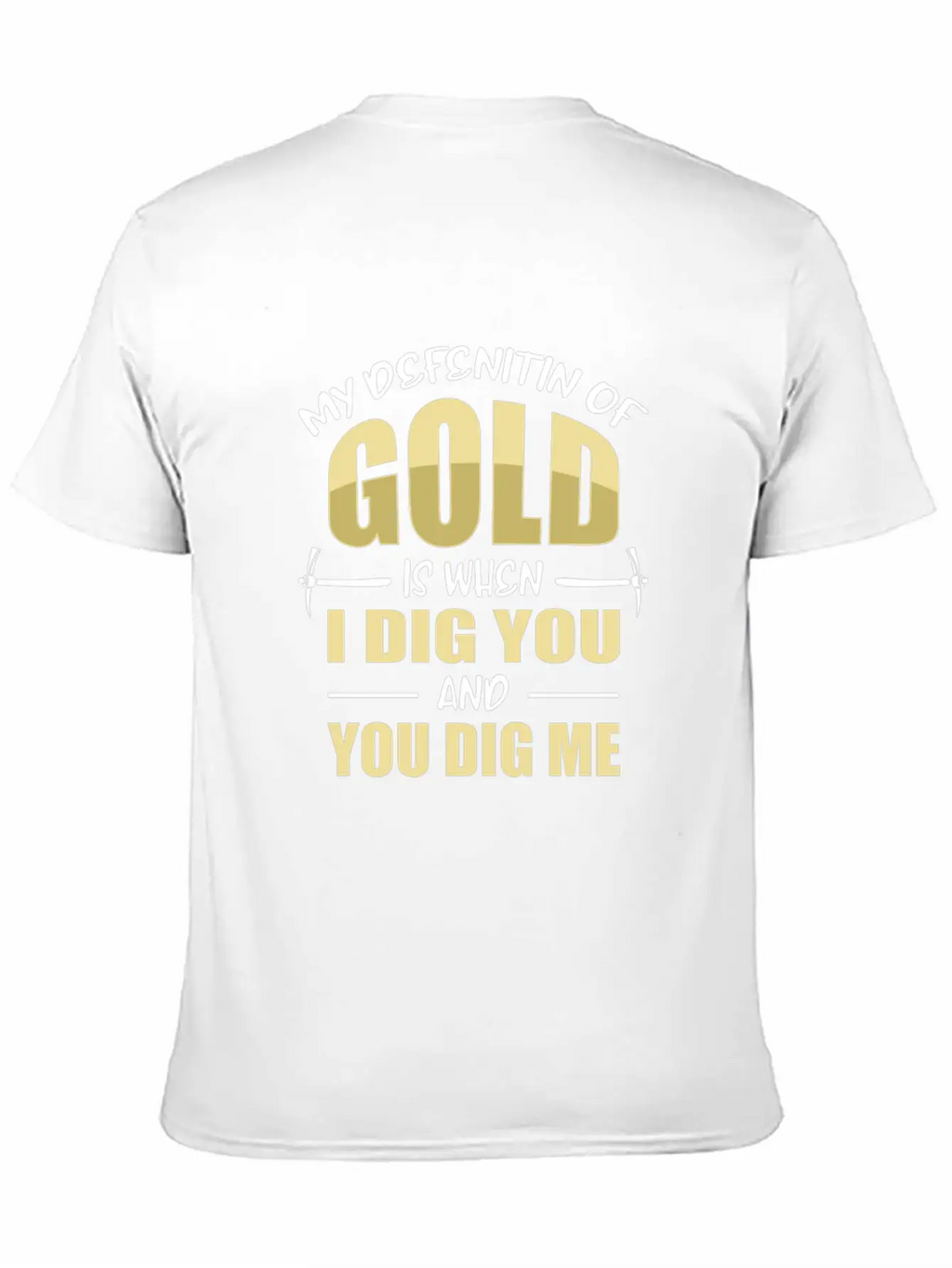 Gold Mining Essential Cotton Tee For Daily Outfits – Unisex Style
