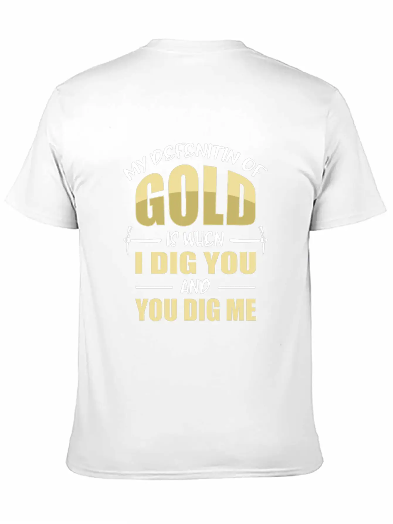 Gold Mining Essential Cotton Tee For Daily Outfits – Unisex Style