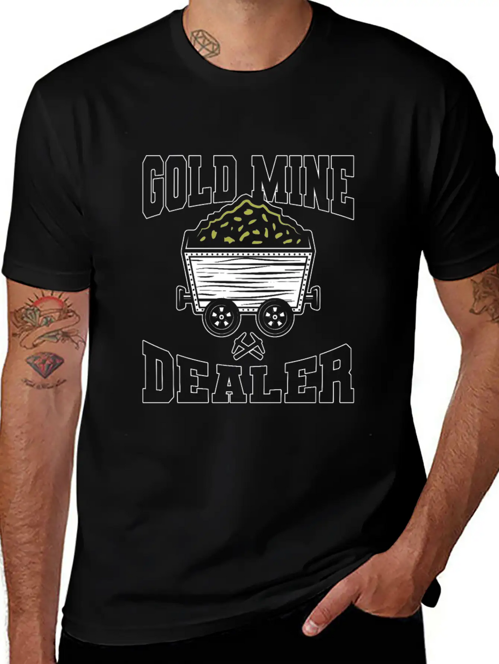 Gold Mining Unisex Casual T-Shirt – Clean Design For Daily Comfort