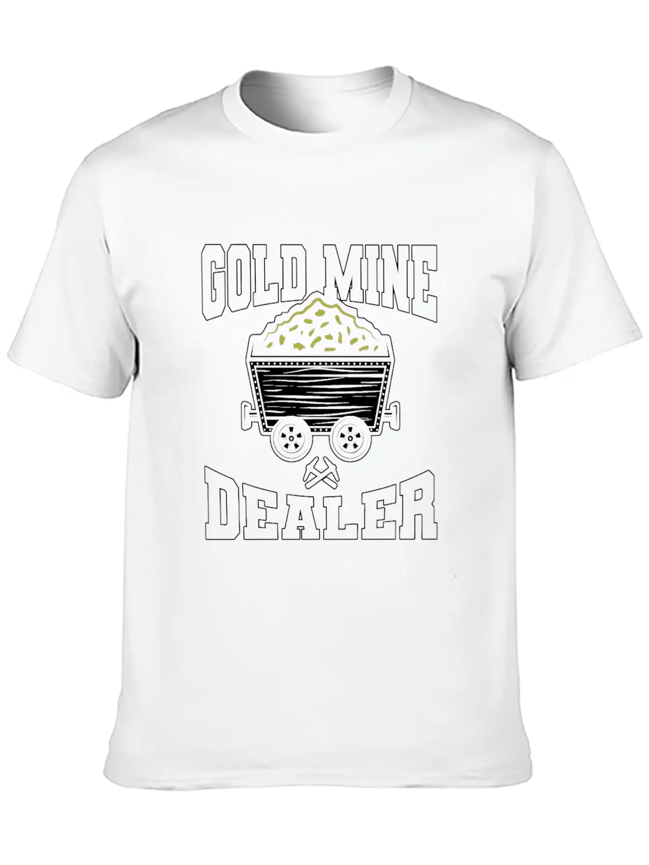 Gold Mining Unisex Casual T-Shirt – Clean Design For Daily Comfort