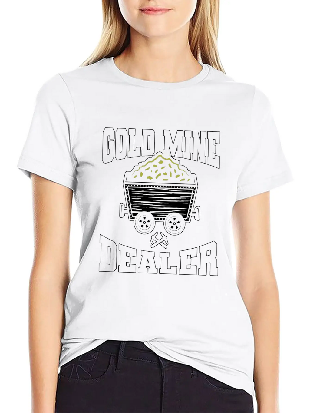 Gold Mining Unisex Casual T-Shirt – Clean Design For Daily Comfort