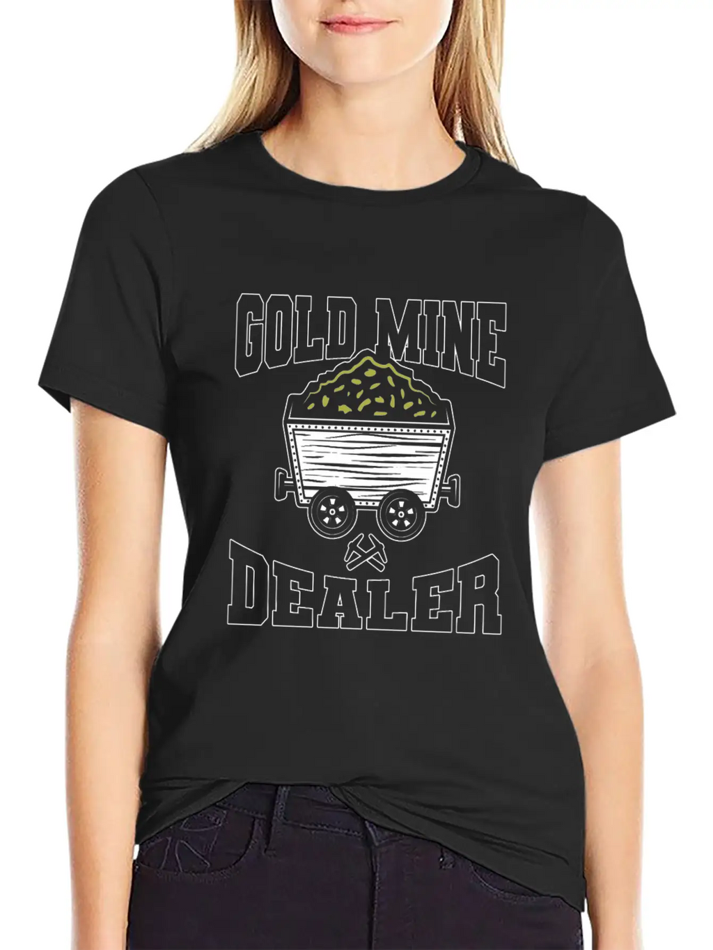 Gold Mining Unisex Casual T-Shirt – Clean Design For Daily Comfort
