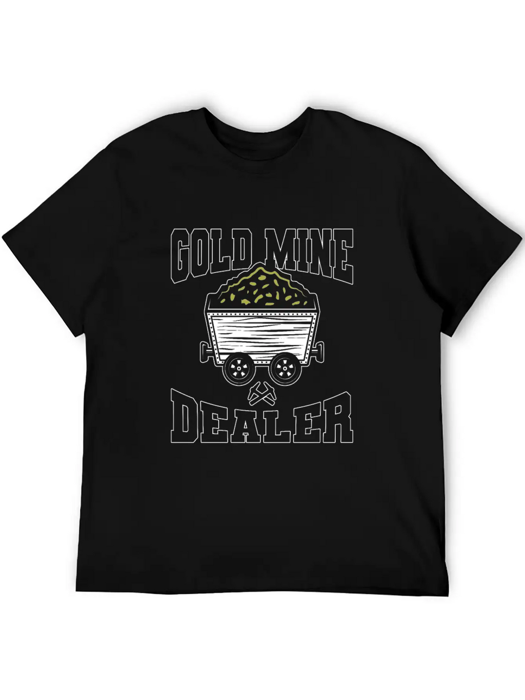 Gold Mining Unisex Casual T-Shirt – Clean Design For Daily Comfort