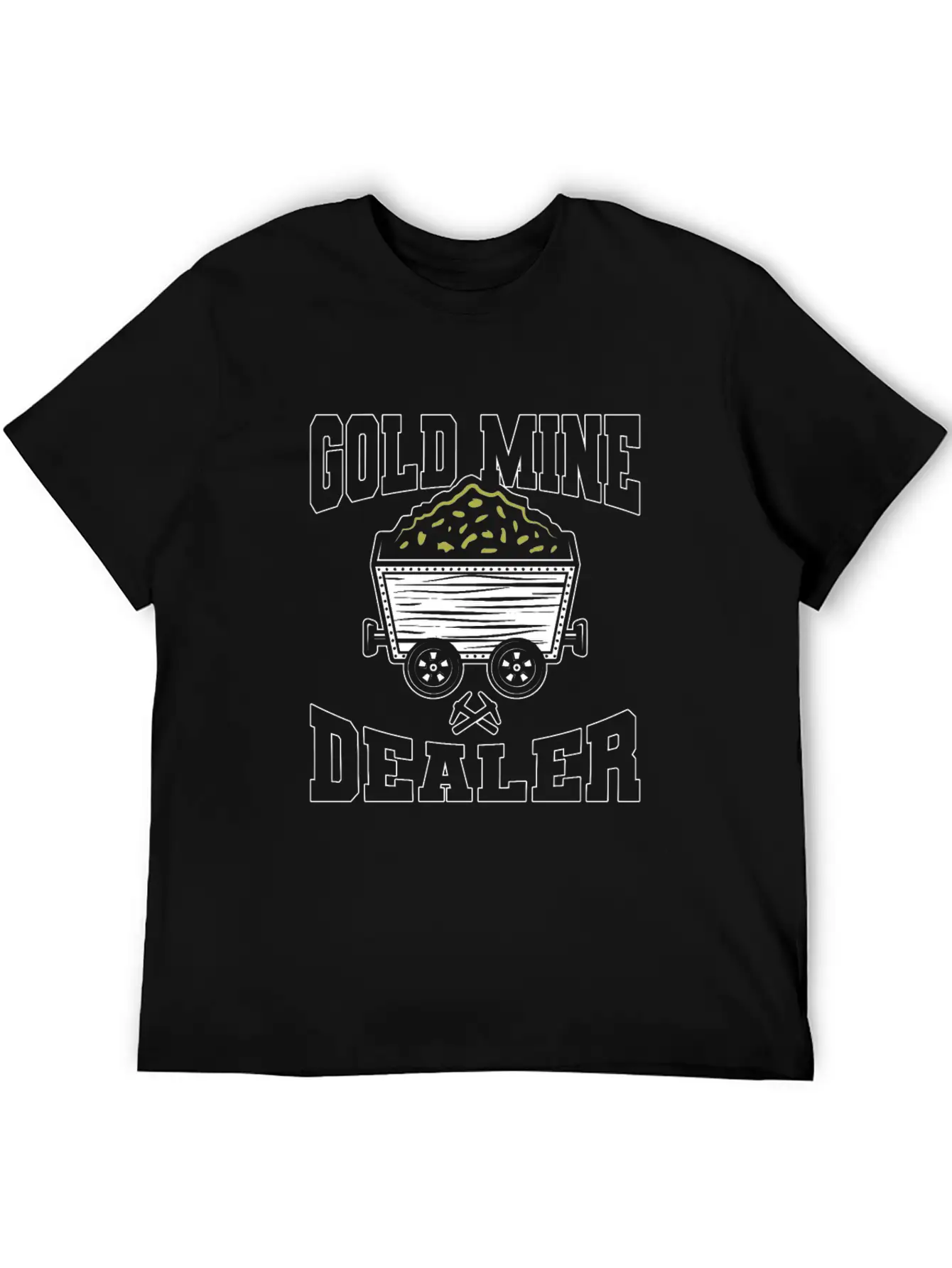 Gold Mining Unisex Casual T-Shirt – Clean Design For Daily Comfort