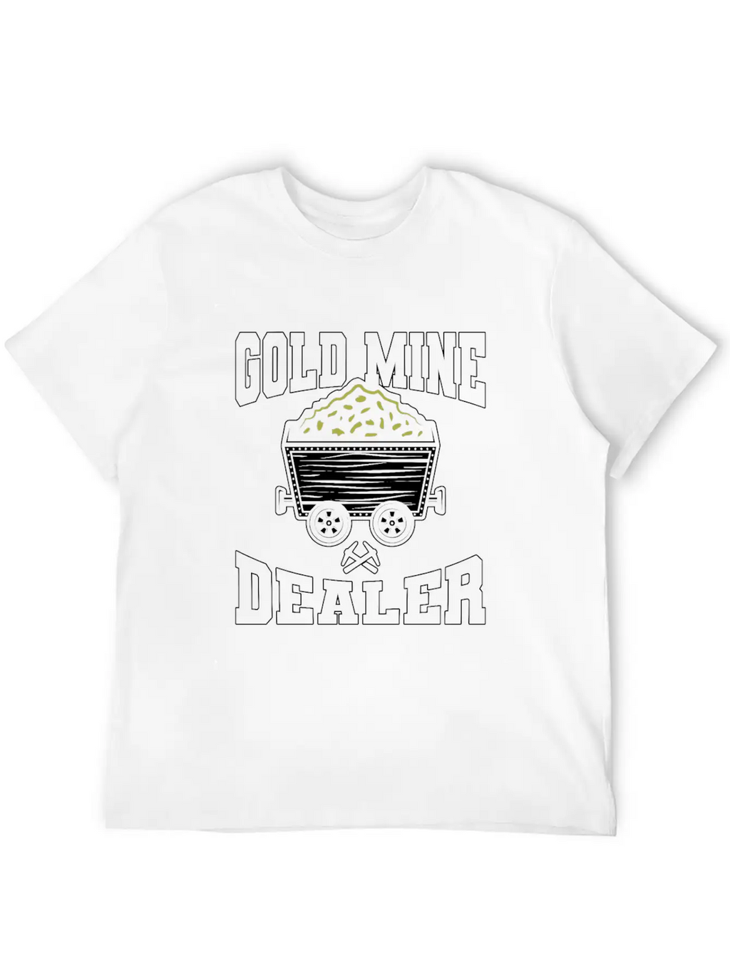 Gold Mining Unisex Casual T-Shirt – Clean Design For Daily Comfort