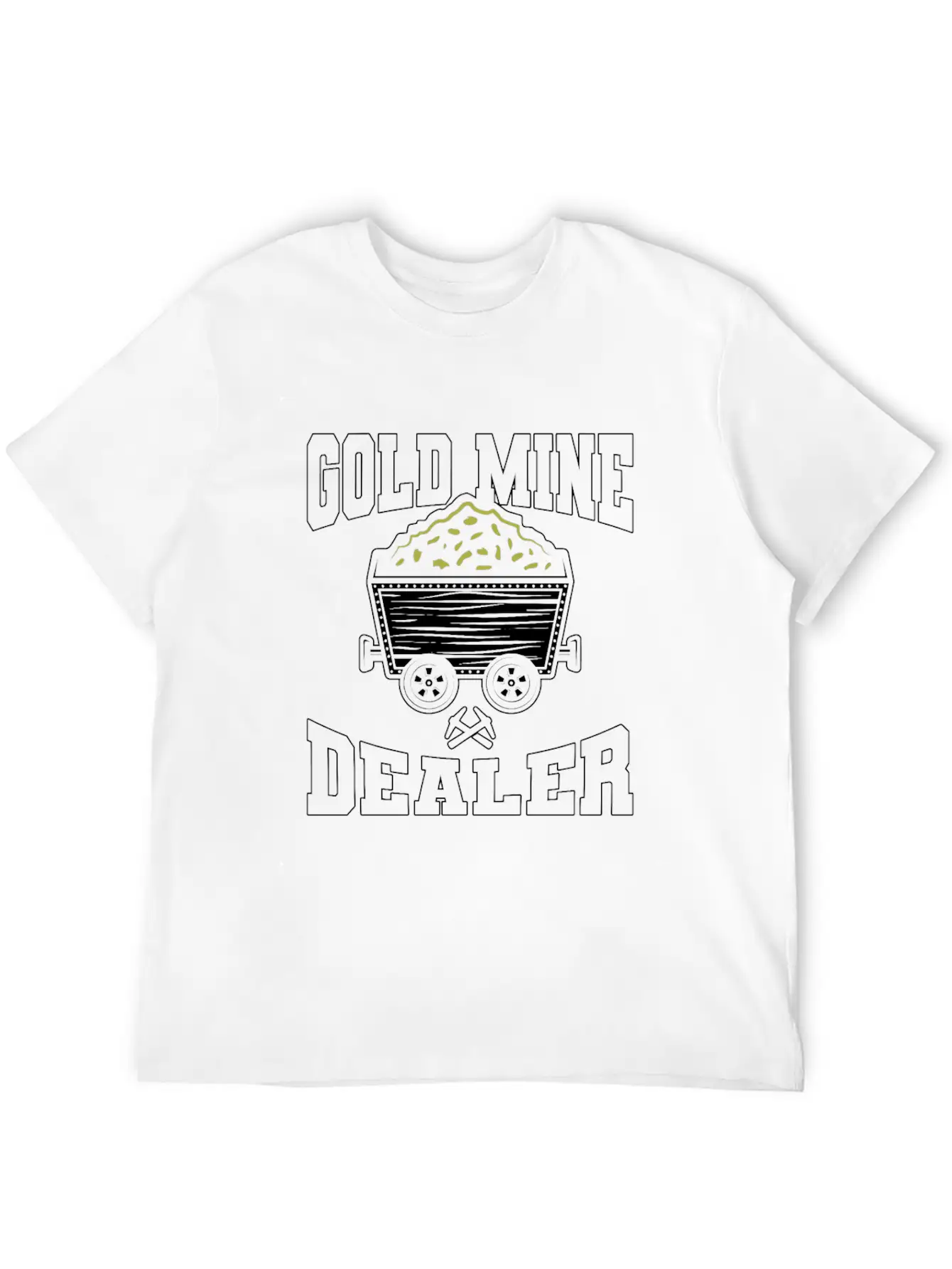 Gold Mining Unisex Casual T-Shirt – Clean Design For Daily Comfort
