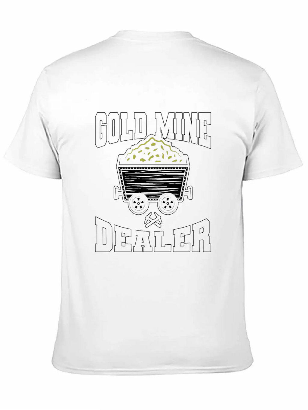 Gold Mining Unisex Casual T-Shirt – Clean Design For Daily Comfort