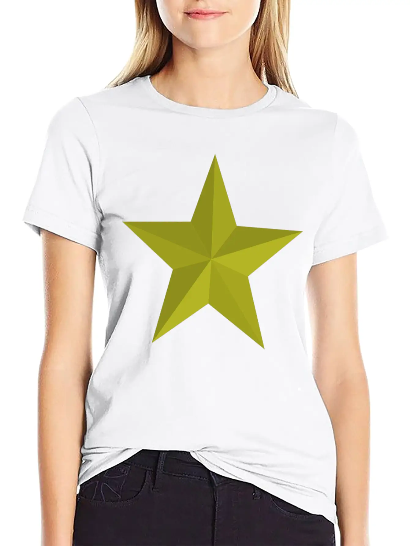 Gold Star Unisex Short Sleeve Soft Cotton T-Shirt – Casual Everyday Wear