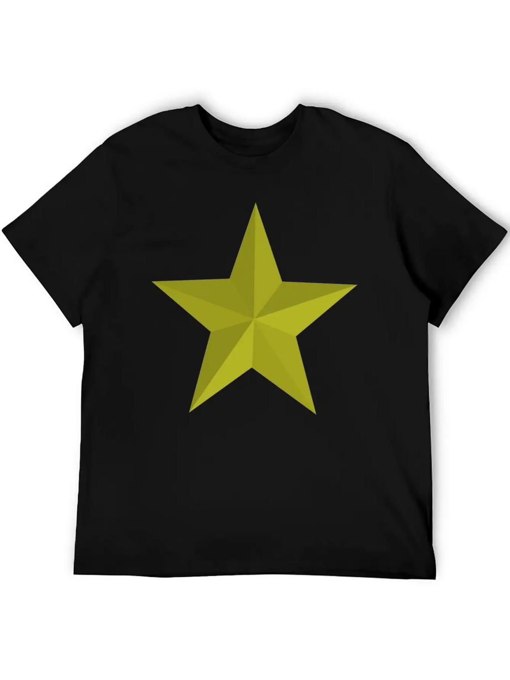 Gold Star Unisex Short Sleeve Soft Cotton T-Shirt – Casual Everyday Wear