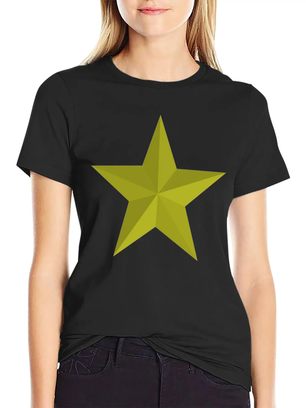 Gold Star Unisex Short Sleeve Soft Cotton T-Shirt – Casual Everyday Wear