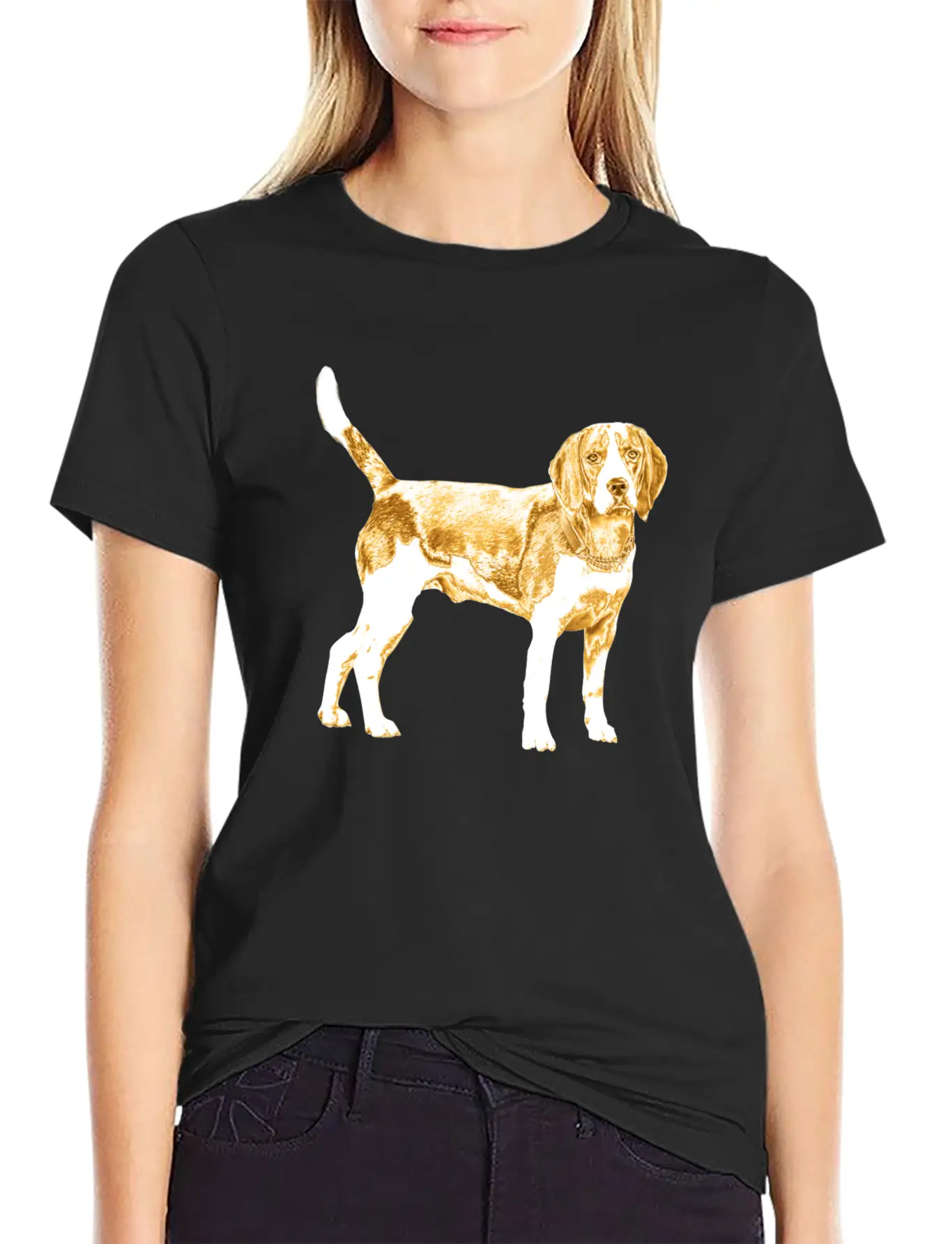 Golden Dog Stylish Everyday T-Shirt – Unisex Basic Cotton Tee