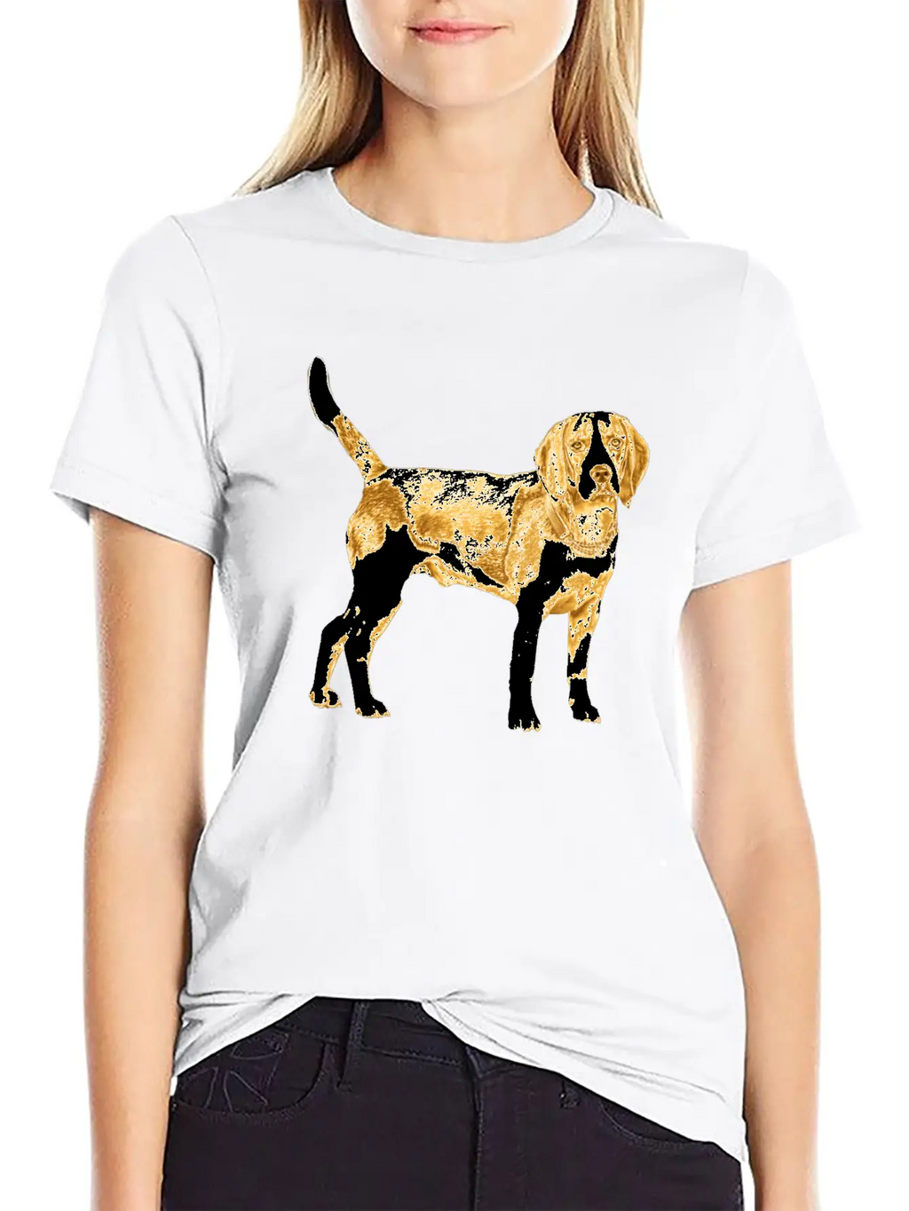Golden Dog Stylish Everyday T-Shirt – Unisex Basic Cotton Tee