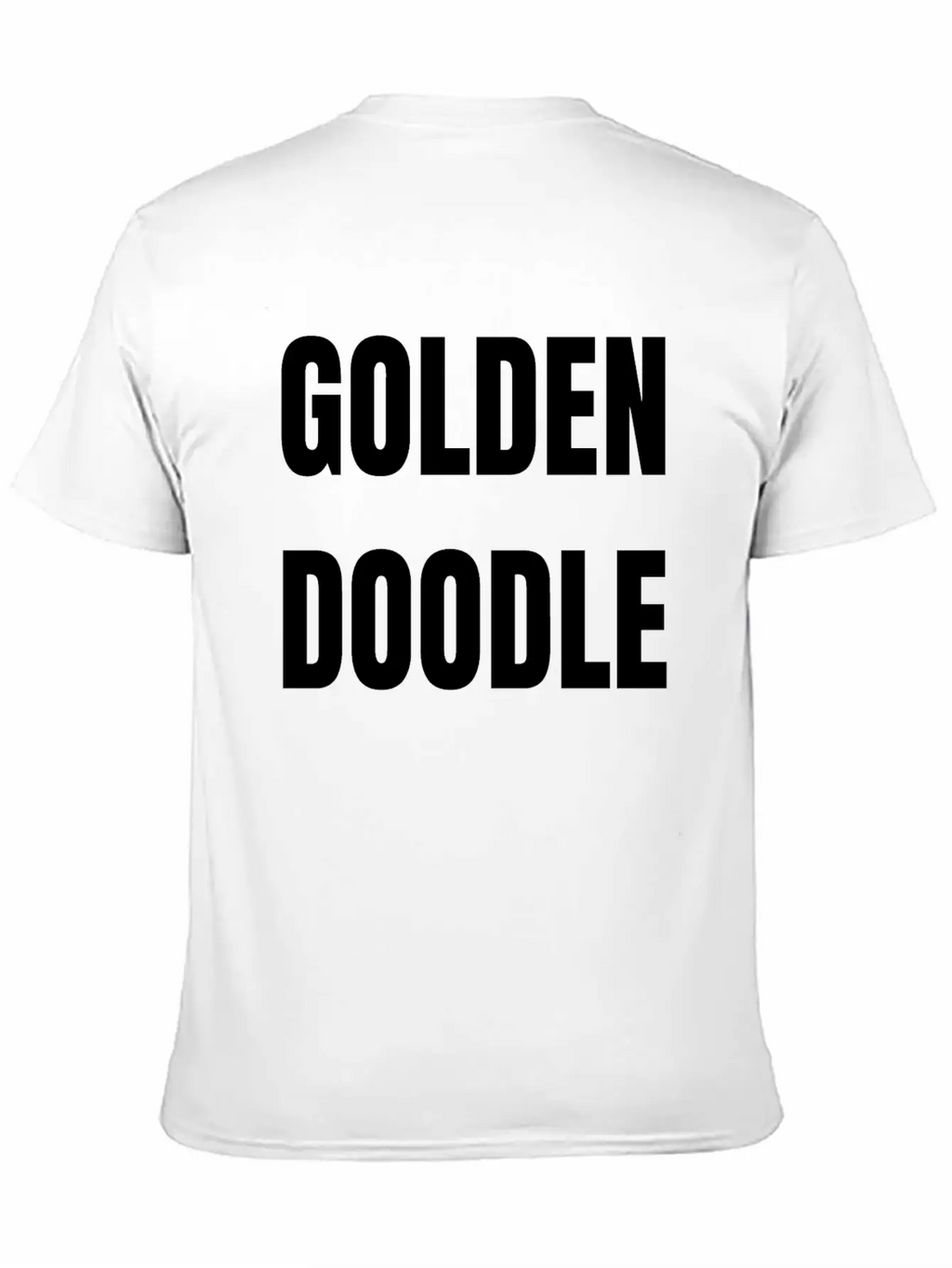 GOLDEN DOODLE Unisex Short Sleeve Soft Cotton T-Shirt – Casual Everyday Wear