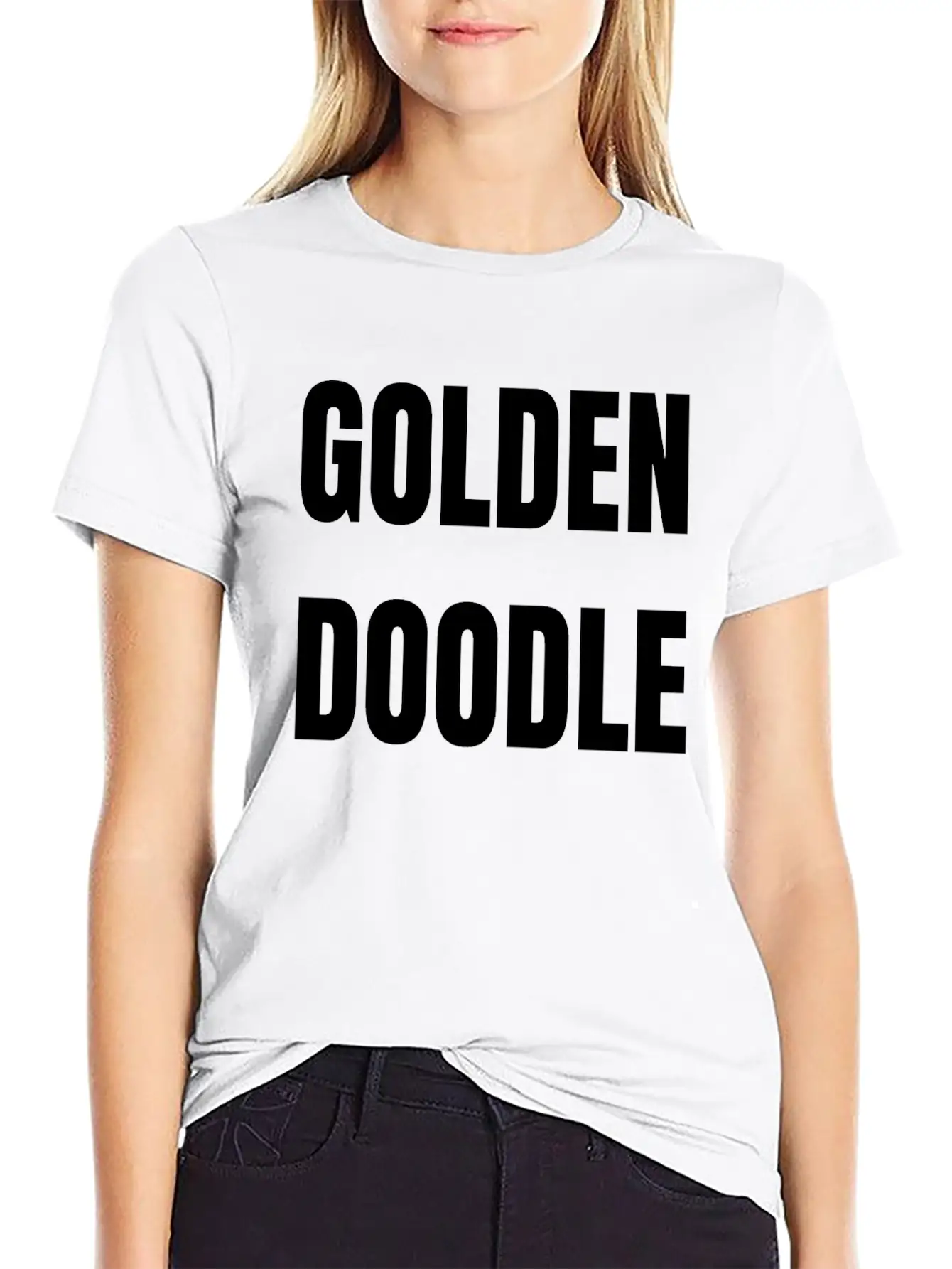 GOLDEN DOODLE Unisex Short Sleeve Soft Cotton T-Shirt – Casual Everyday Wear