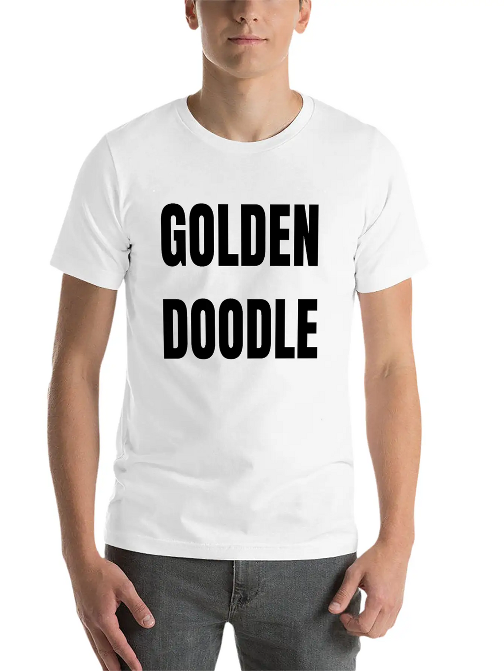GOLDEN DOODLE Unisex Short Sleeve Soft Cotton T-Shirt – Casual Everyday Wear