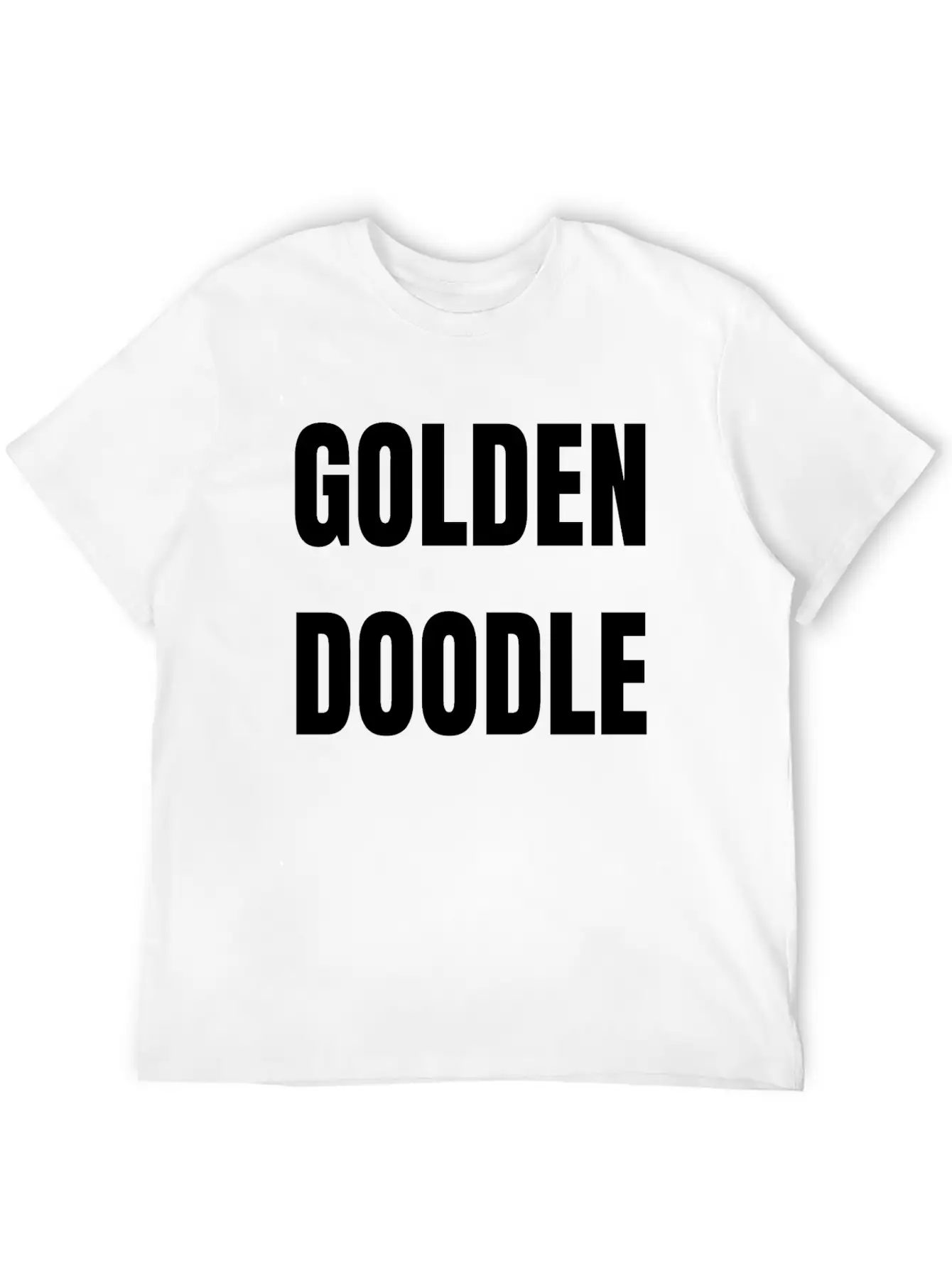 GOLDEN DOODLE Unisex Short Sleeve Soft Cotton T-Shirt – Casual Everyday Wear