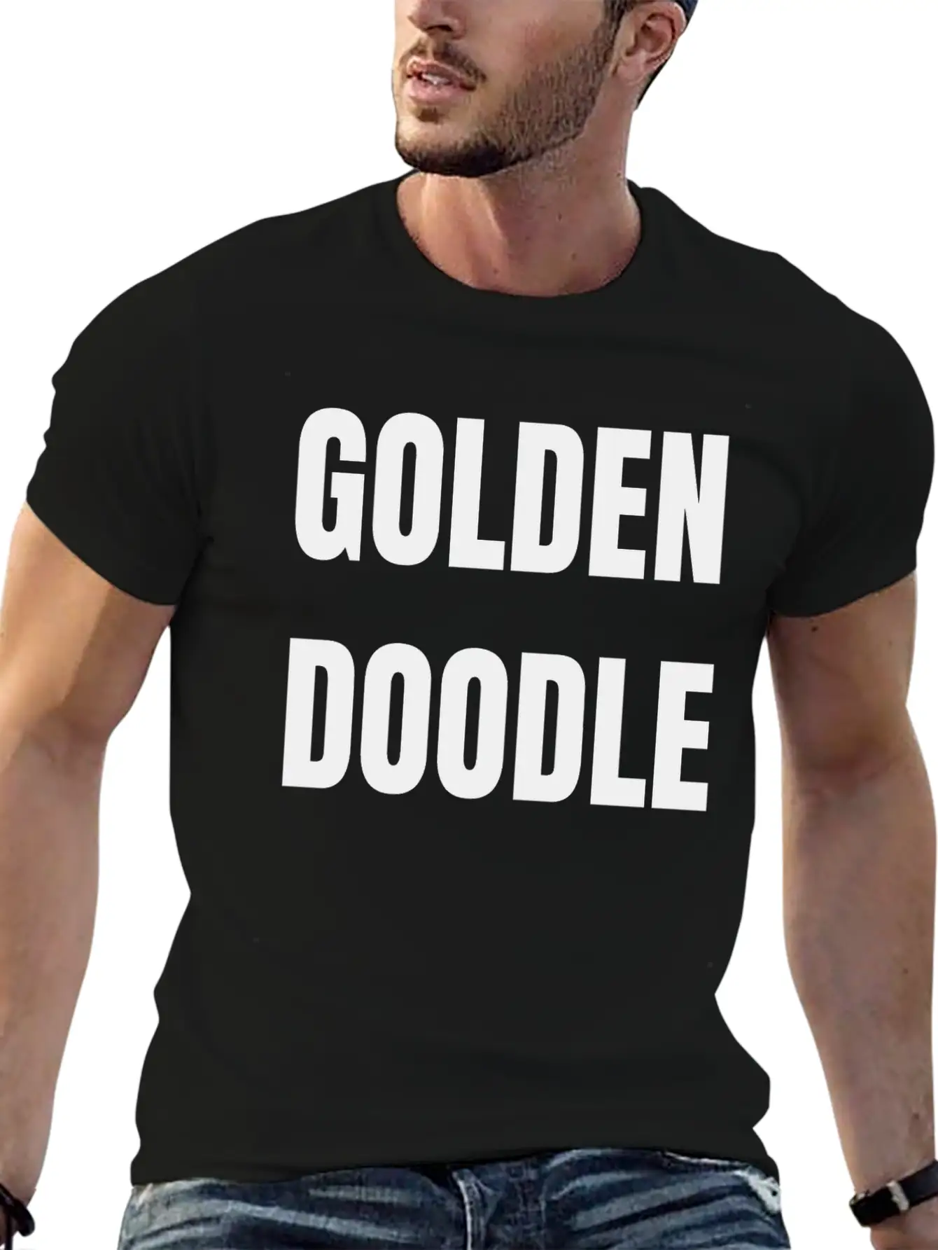 GOLDEN DOODLE Unisex Short Sleeve Soft Cotton T-Shirt – Casual Everyday Wear