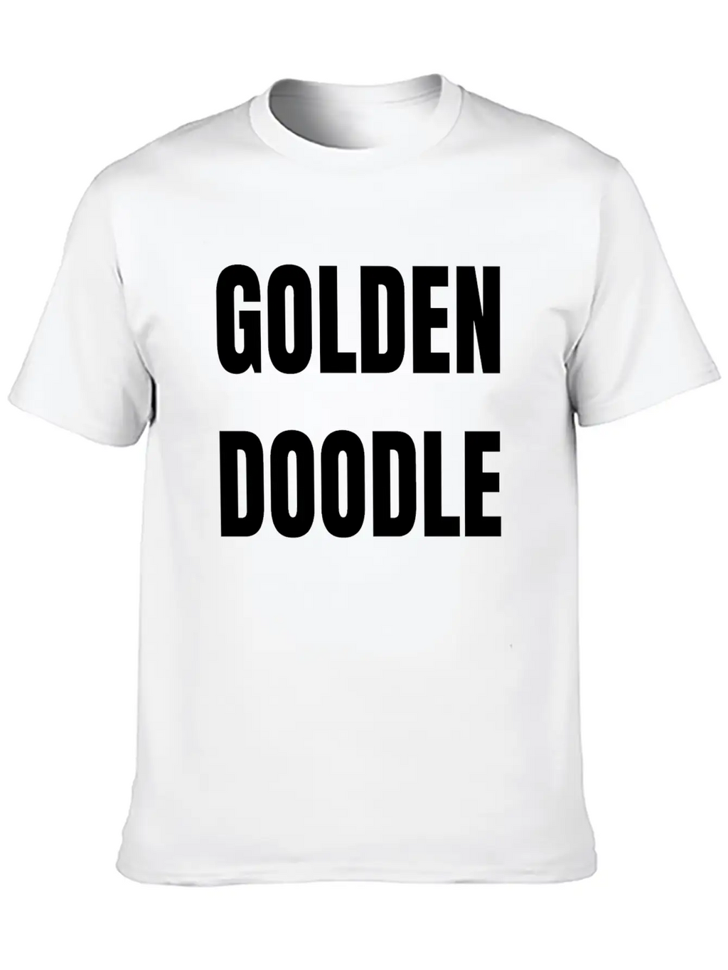 GOLDEN DOODLE Unisex Short Sleeve Soft Cotton T-Shirt – Casual Everyday Wear