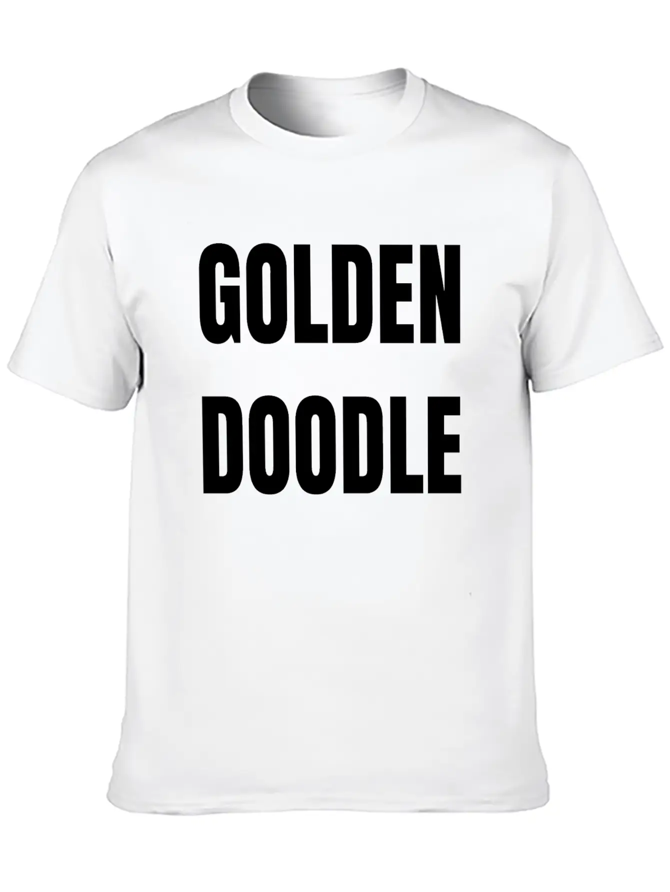 GOLDEN DOODLE Unisex Short Sleeve Soft Cotton T-Shirt – Casual Everyday Wear