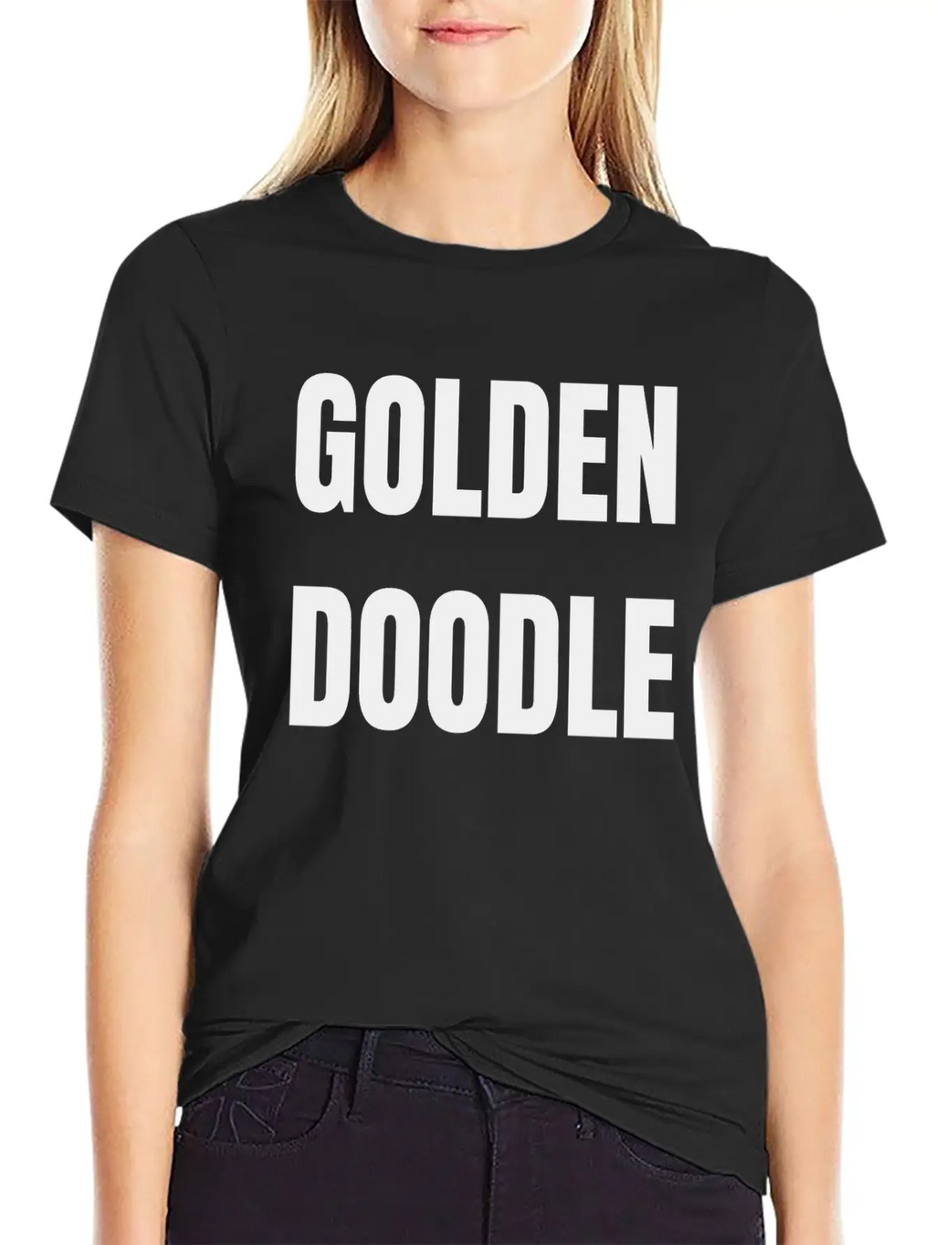 GOLDEN DOODLE Unisex Short Sleeve Soft Cotton T-Shirt – Casual Everyday Wear