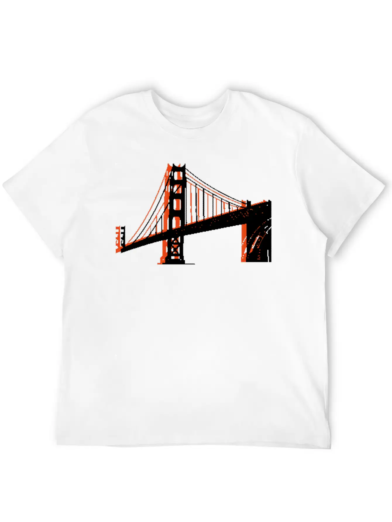 Golden Gate Bridge Unisex Short Sleeve Soft Cotton T-Shirt – Casual Everyday Wear