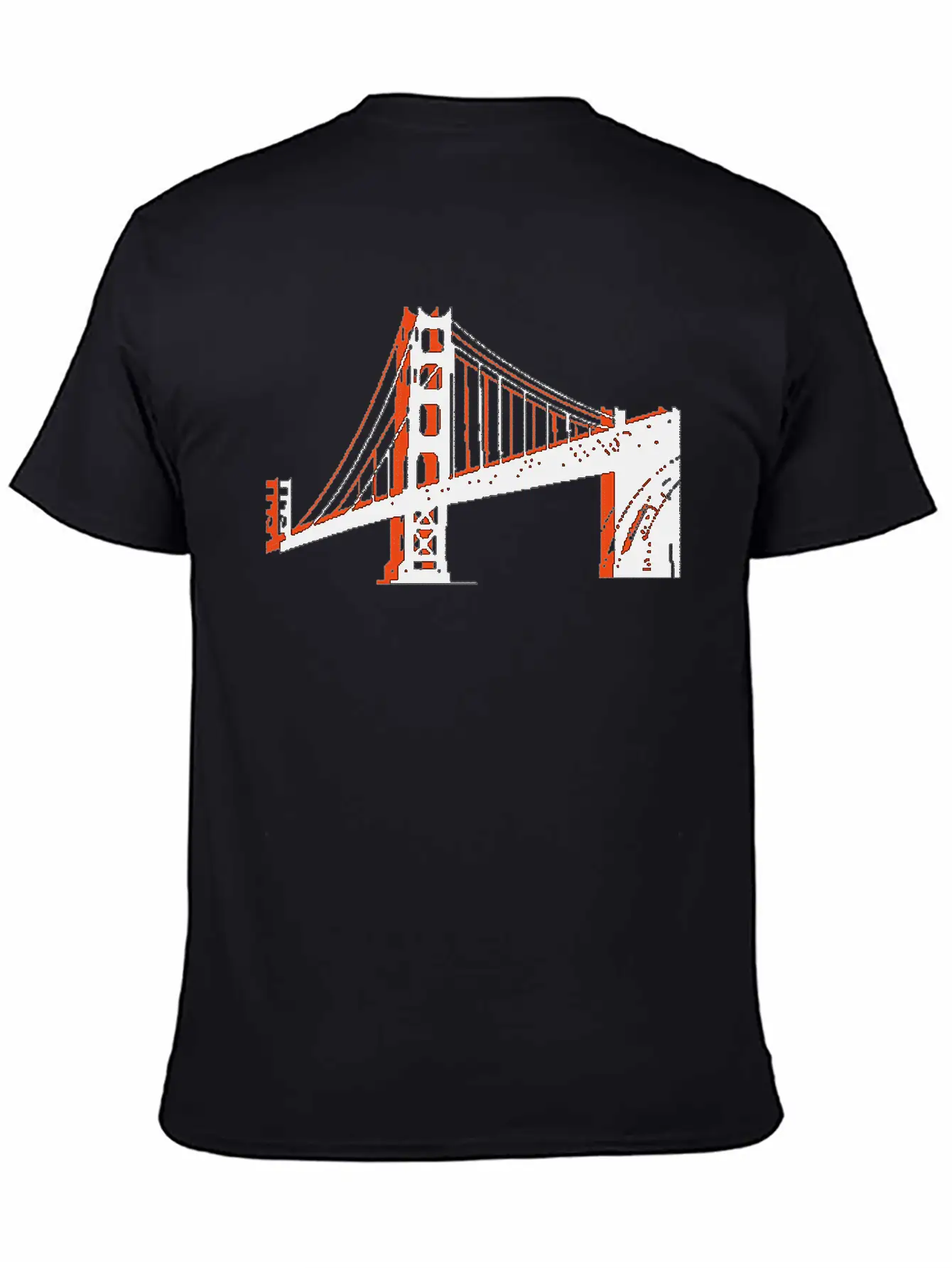 Golden Gate Bridge Unisex Short Sleeve Soft Cotton T-Shirt – Casual Everyday Wear