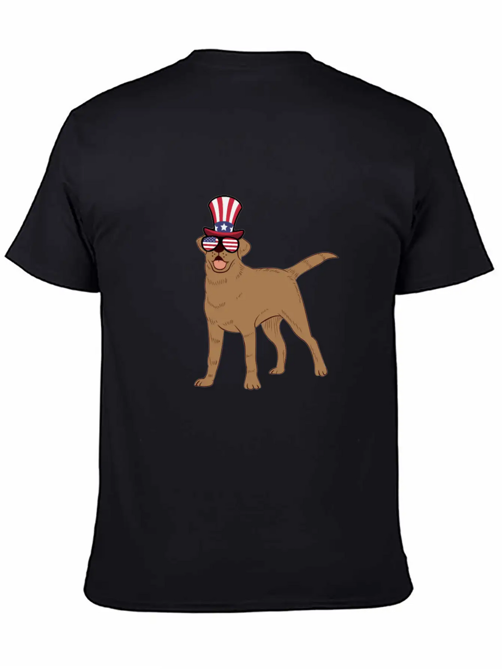 Golden Retriever Happy 4th Of July Unisex Casual T-Shirt – Clean Design For Daily Comfort