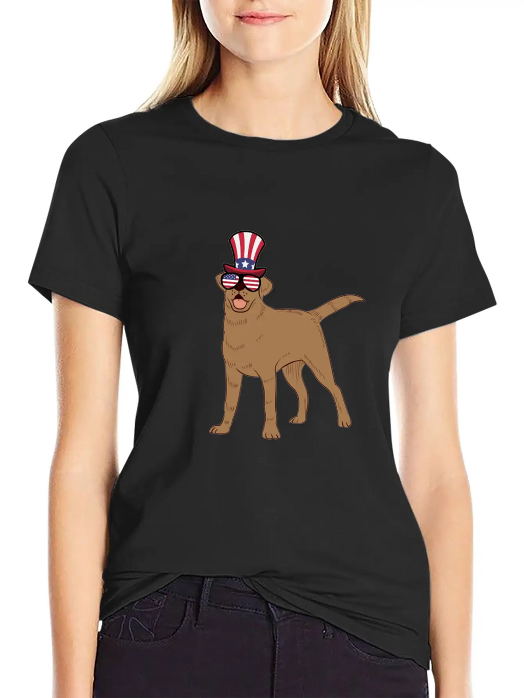 Golden Retriever Happy 4th Of July Unisex Casual T-Shirt – Clean Design For Daily Comfort
