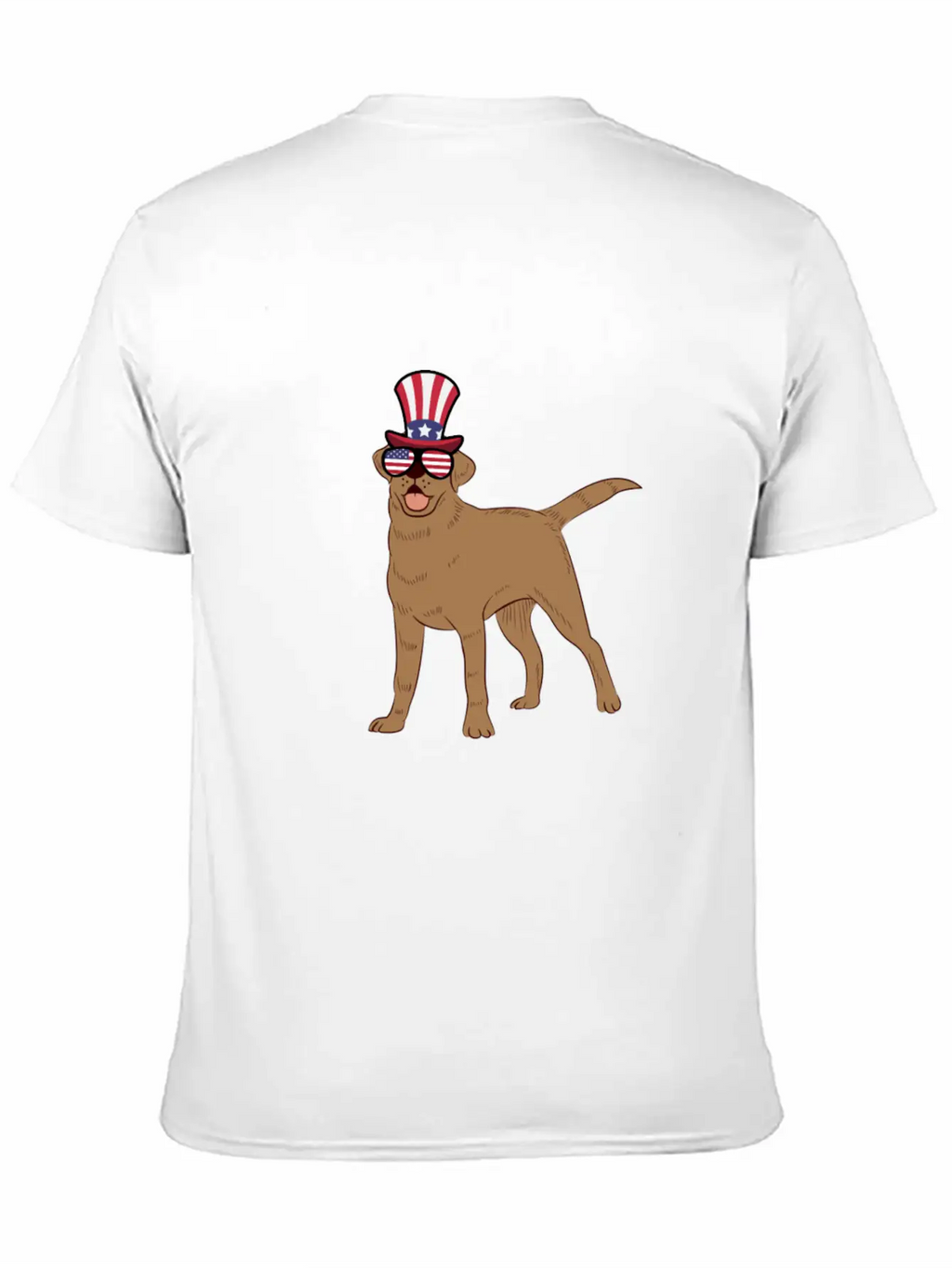 Golden Retriever Happy 4th Of July Unisex Casual T-Shirt – Clean Design For Daily Comfort