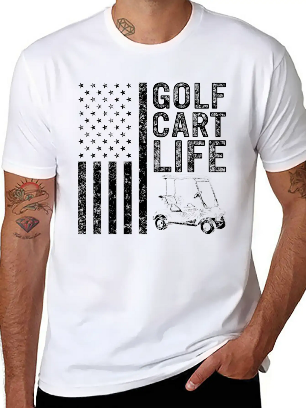 Golf Cart Life Shirt, Golf Lover, Funny Golf Unisex Casual T-Shirt – Clean Design For Daily Comfort