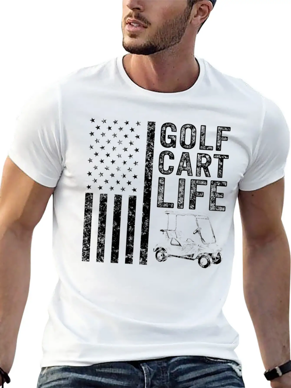 Golf Cart Life Shirt, Golf Lover, Funny Golf Unisex Casual T-Shirt – Clean Design For Daily Comfort