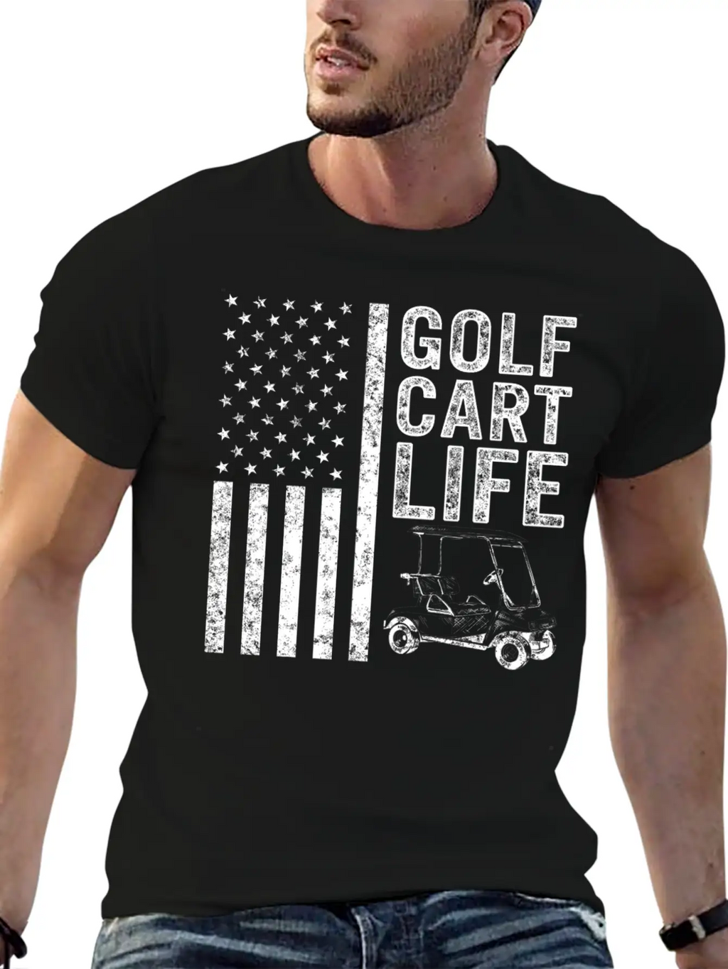 Golf Cart Life Shirt, Golf Lover, Funny Golf Unisex Casual T-Shirt – Clean Design For Daily Comfort