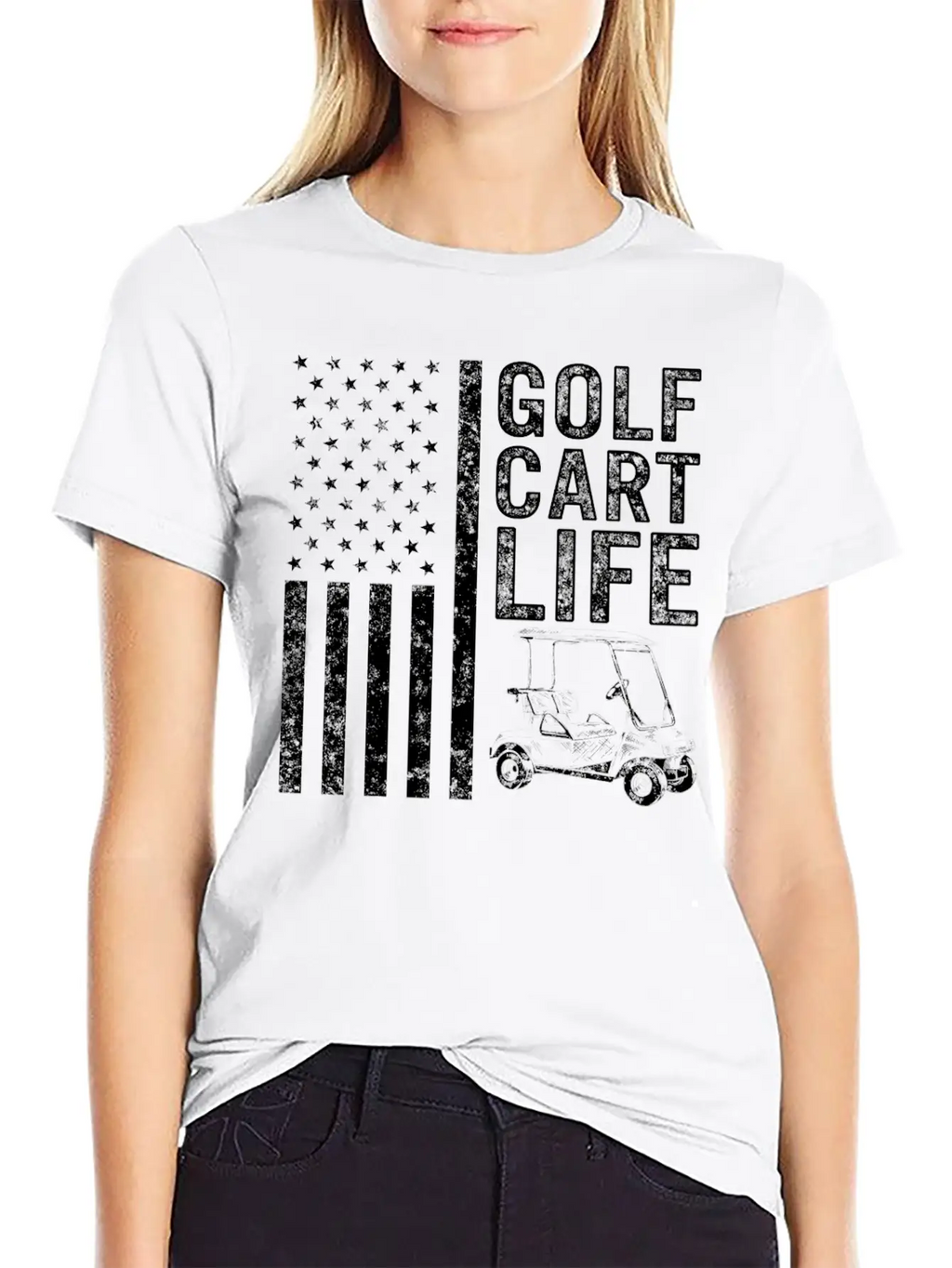 Golf Cart Life Shirt, Golf Lover, Funny Golf Unisex Casual T-Shirt – Clean Design For Daily Comfort