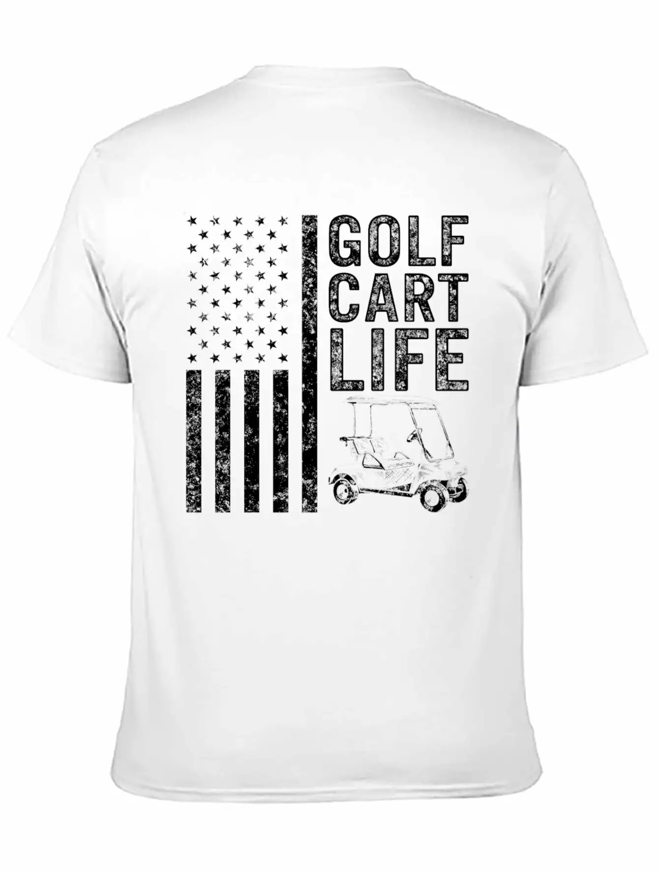 Golf Cart Life Shirt, Golf Lover, Funny Golf Unisex Casual T-Shirt – Clean Design For Daily Comfort
