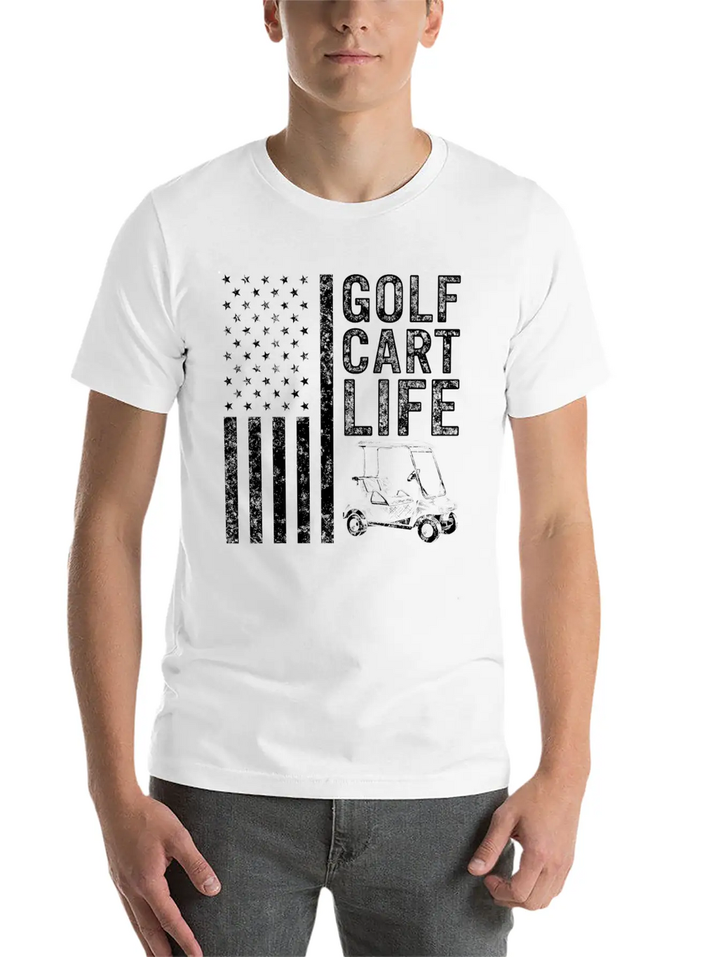 Golf Cart Life Shirt, Golf Lover, Funny Golf Unisex Casual T-Shirt – Clean Design For Daily Comfort