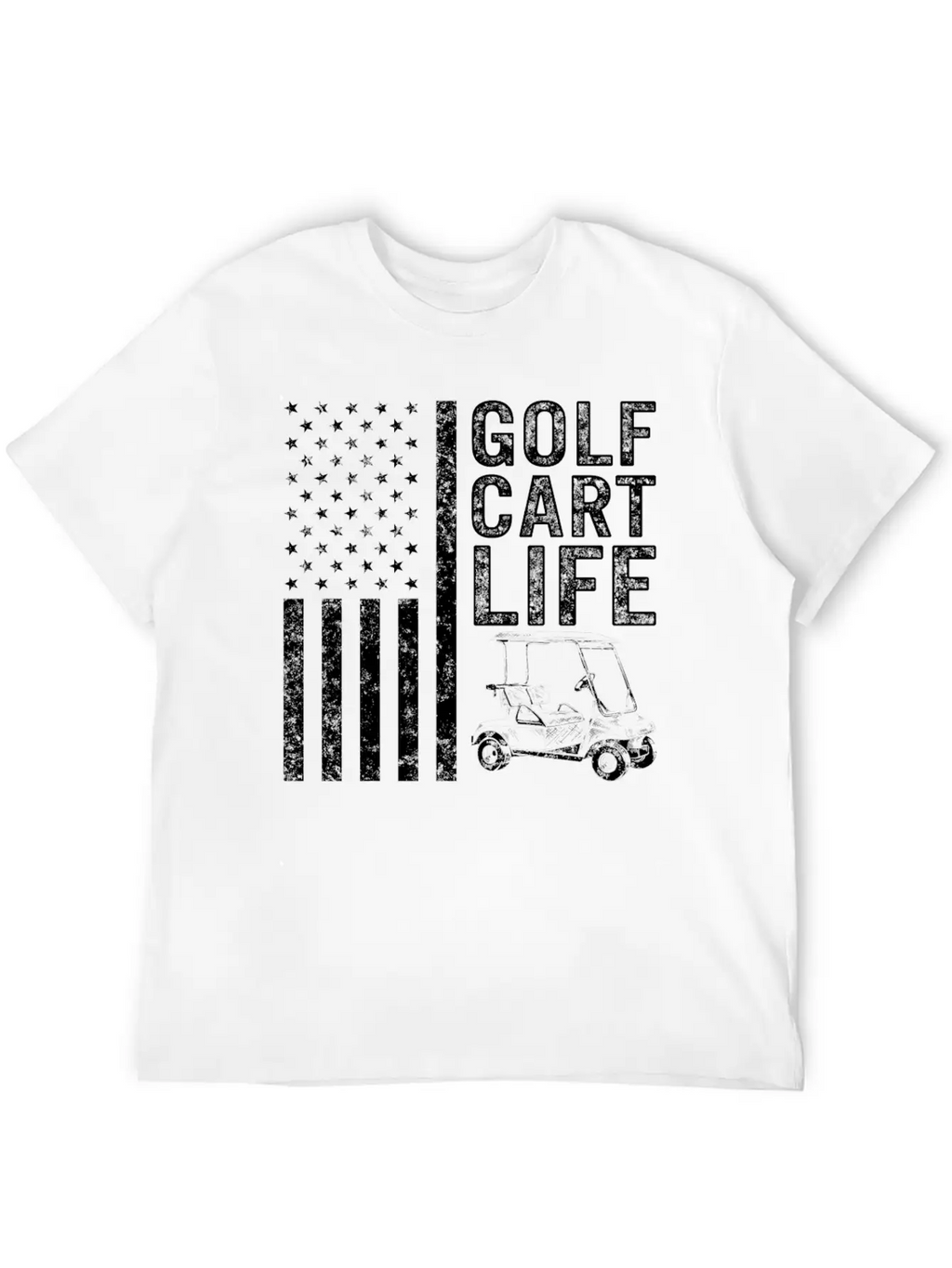 Golf Cart Life Shirt, Golf Lover, Funny Golf Unisex Casual T-Shirt – Clean Design For Daily Comfort