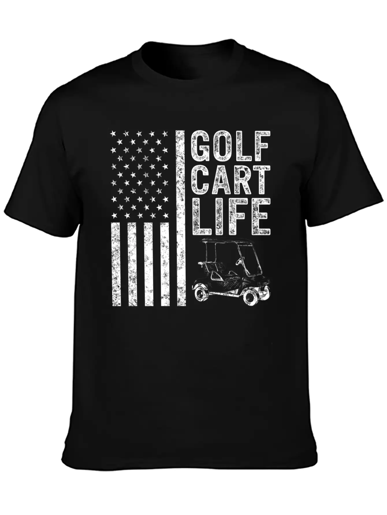 Golf Cart Life Shirt, Golf Lover, Funny Golf Unisex Casual T-Shirt – Clean Design For Daily Comfort